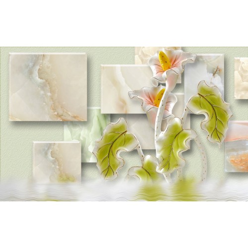 Фреска Цветочная вуаль