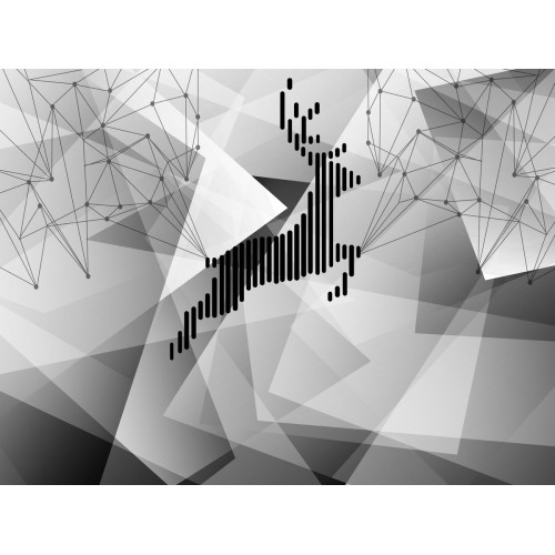 Фреска Олень в призме