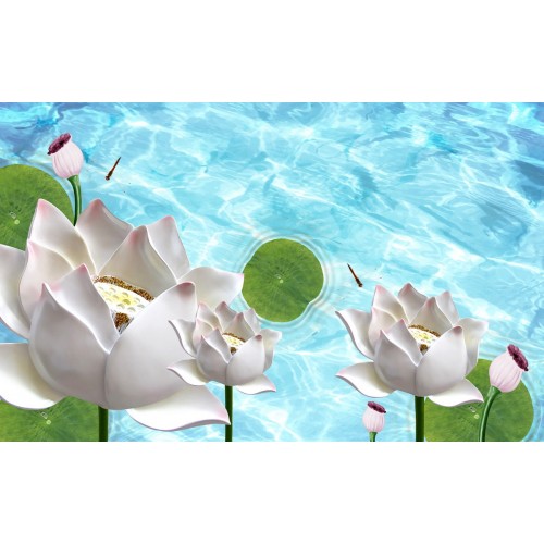 Фреска Небесные лотосы