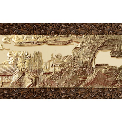 Фреска Городская гравюра