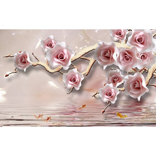 Сахарные розы над водой