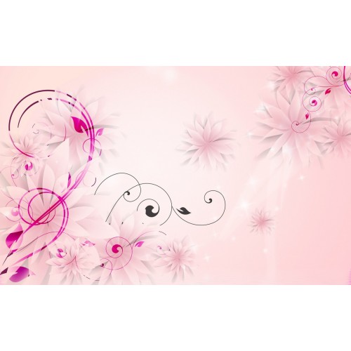 Фреска розовая нежность