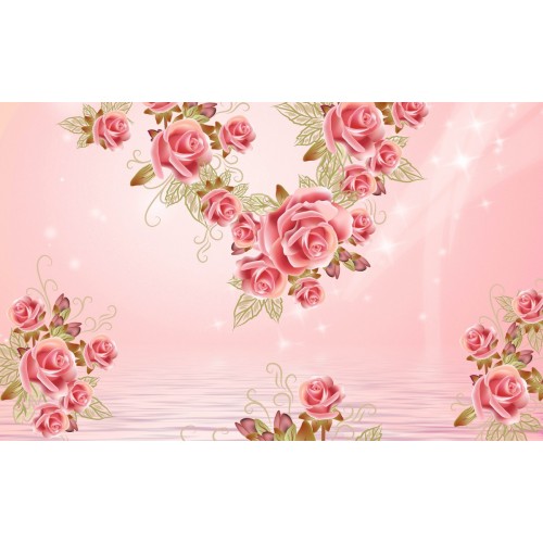 Фреска Прикосновение нежности роз