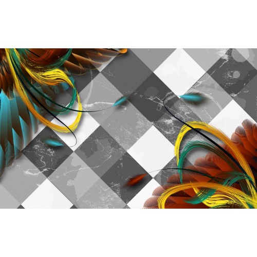 Фреска Перья райских птиц