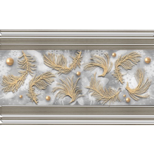 Фреска Королевские золотые перья