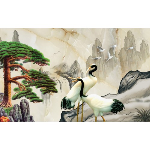 Фреска Гордые птицы императора