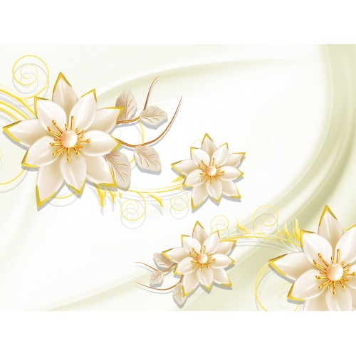 Фреска Янтарное ожерелье в цветах