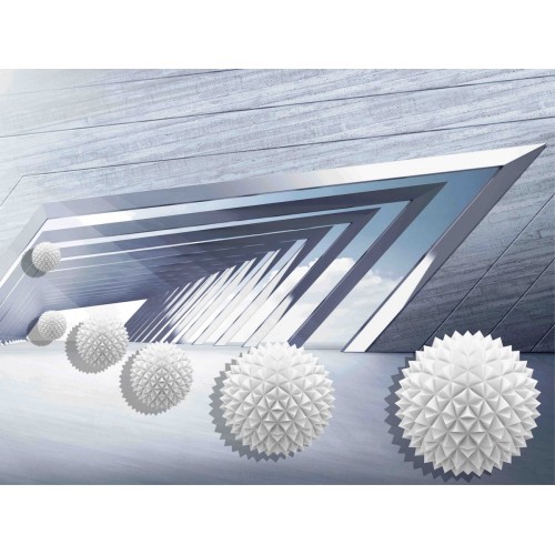 Урбанистические белые сферы в метале