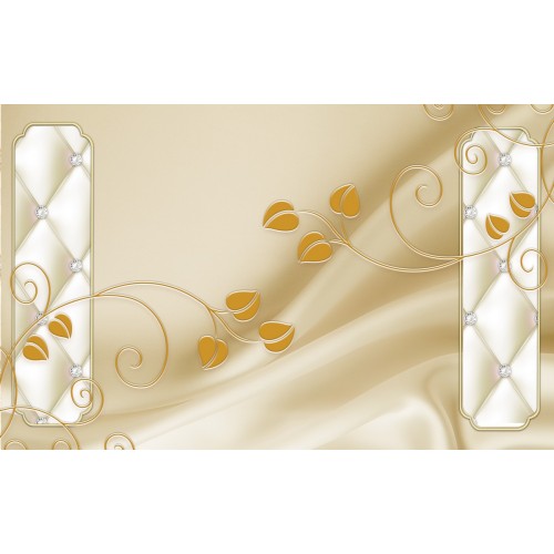 Фреска Кремовые узоры