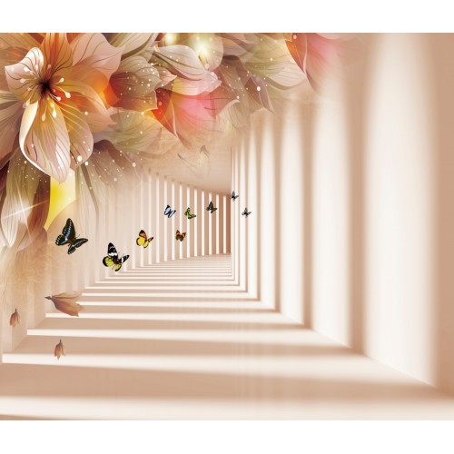 Изящный кварц в цветах