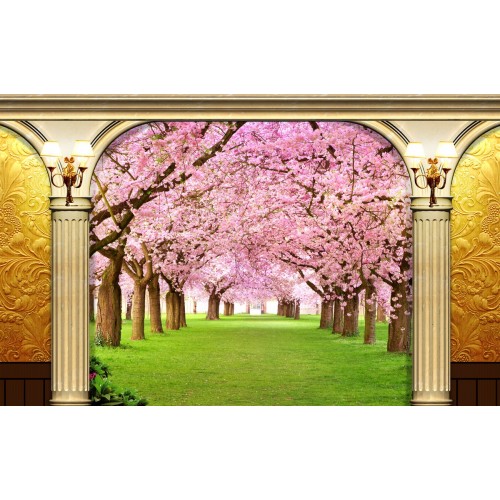 Фреска Богатство сакуры