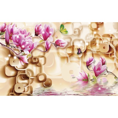 Магнолия в карамельные гранях