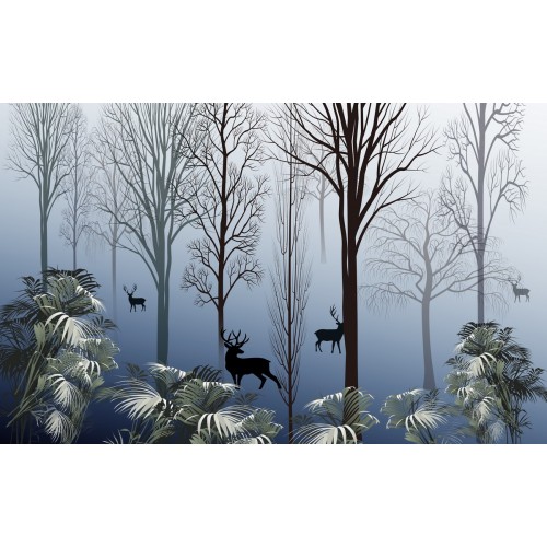 Фреска серебристый бор