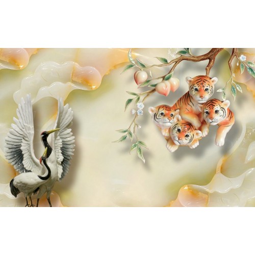 Фреска Семейные прайды леса