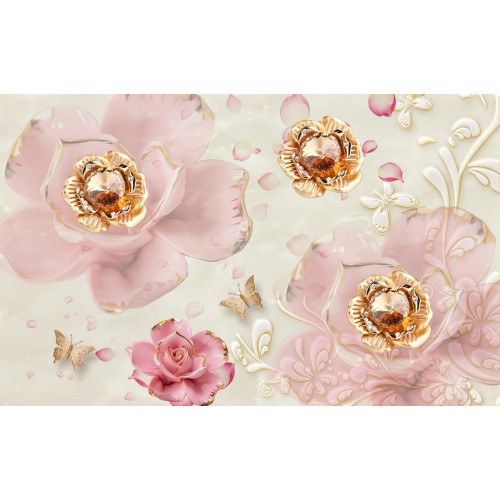 Восточное золото в розах