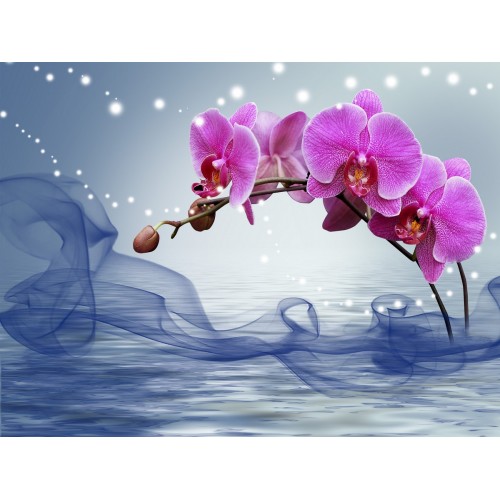 Небесные орхидеи в кристалах