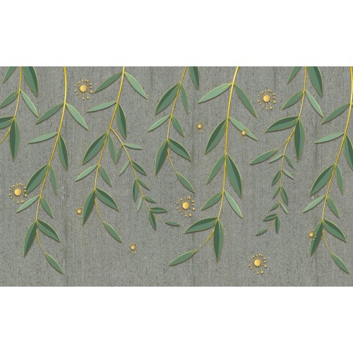 Фреска Золотой бисер в ивах