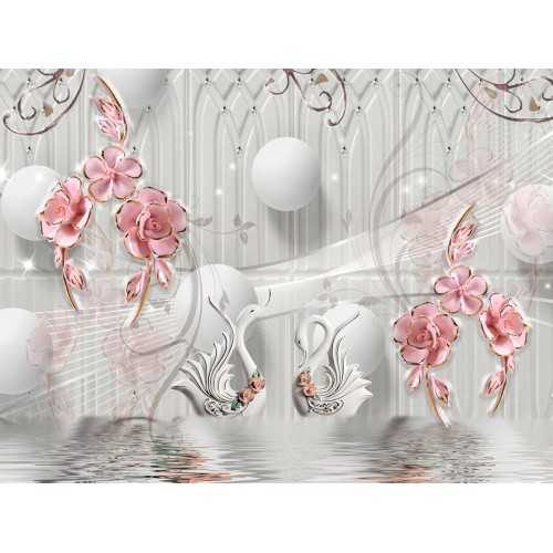 Изящество фарфоровых лебедей