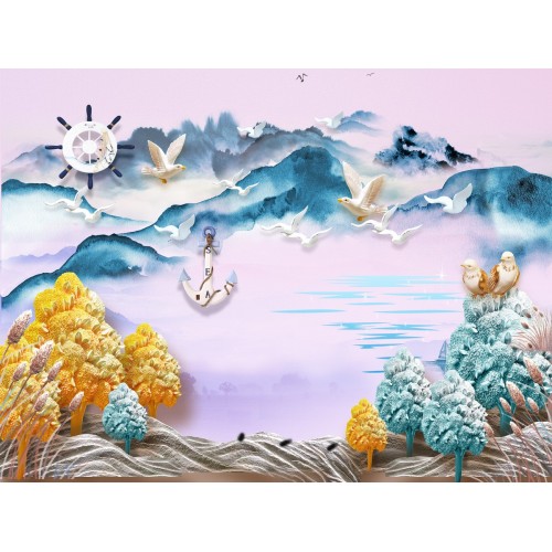 Фреска Морские дали