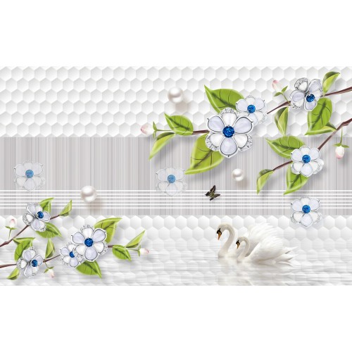 Небесно белые лебеди