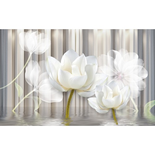 Воздушные белые тюльпаны