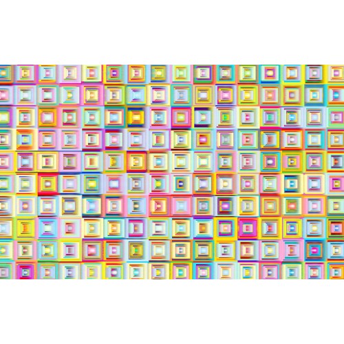 Фреска Радужная мозаика