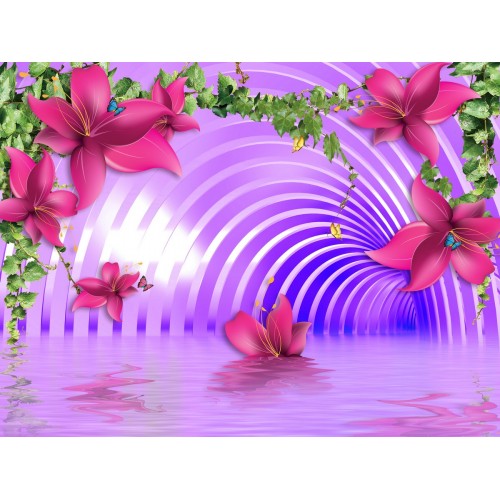 Фиолетово -неоновые арки