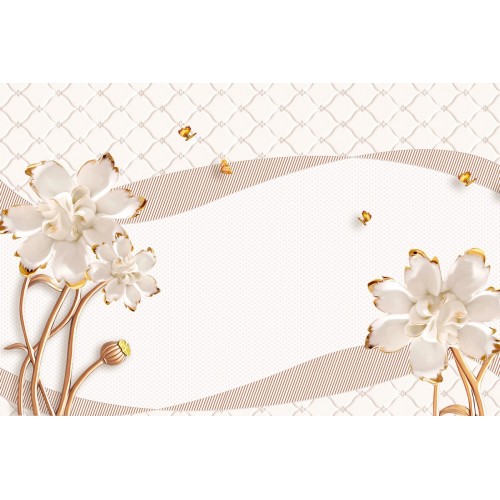 Фреска Очарование перламутра с брилиантами