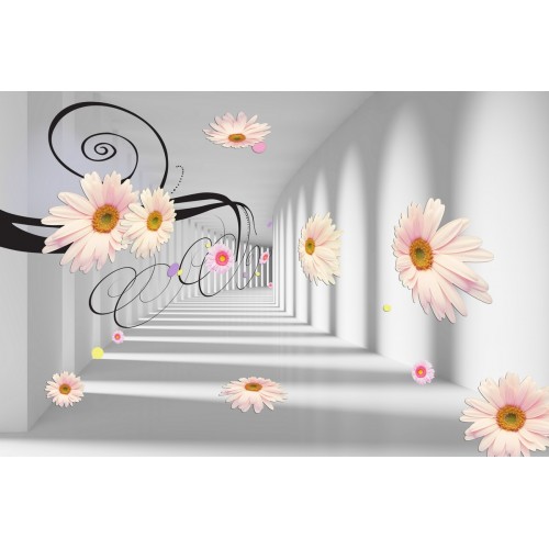 Фреска Тени в цветочных арках