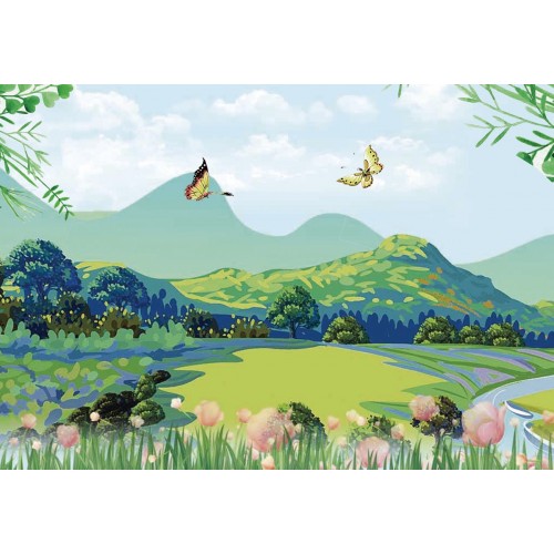 Фреска Вечно зеленые луга