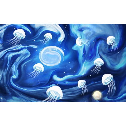 Фреска Лунный танец медуз