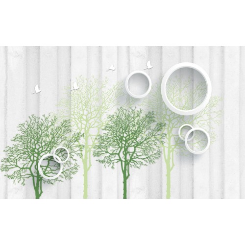 Роскошь снегов в лесу