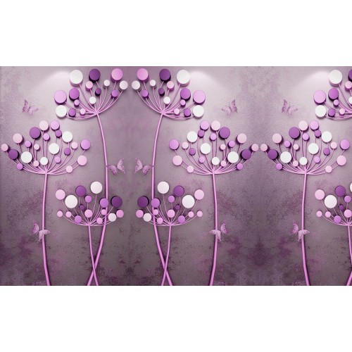 Пурпутные космические цветы