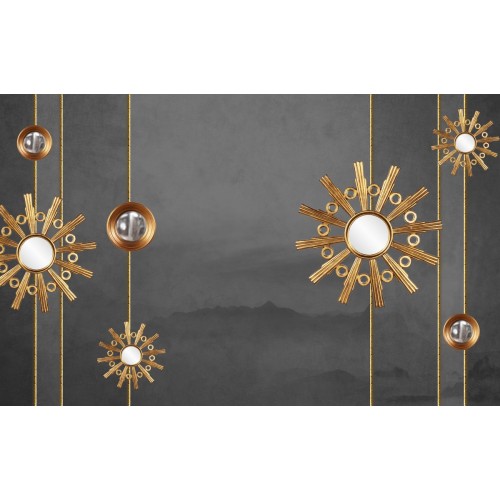 Фреска Золотые танцы солнца