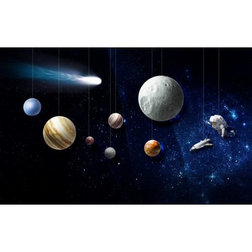 Фреска Комета в ночном небе