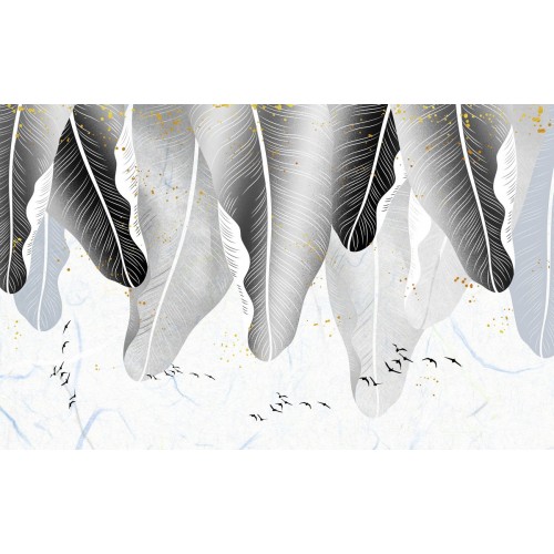 Фреска Тропики в графите