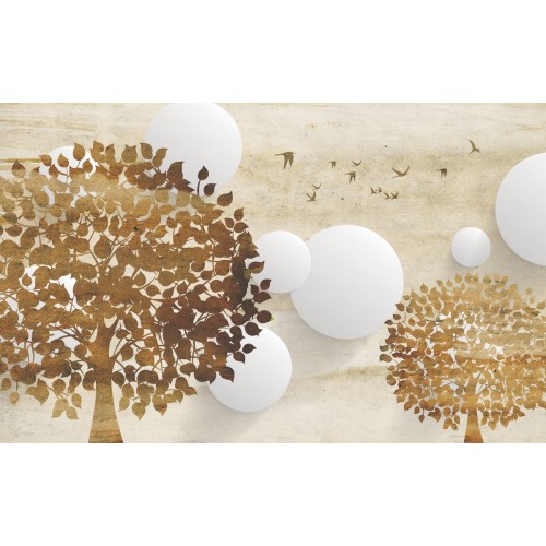 Фреска Полет в золотой осени