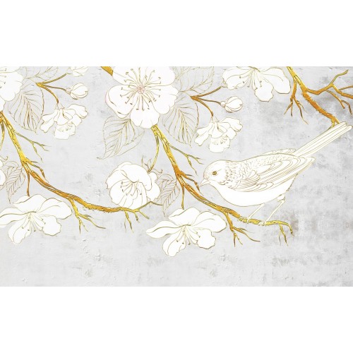 Белый в золоте