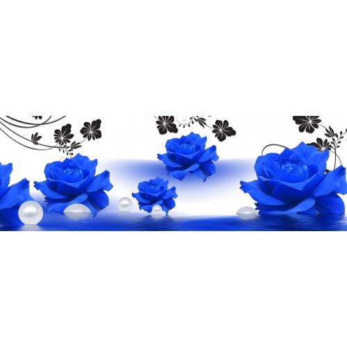 Розы в стиле индиго