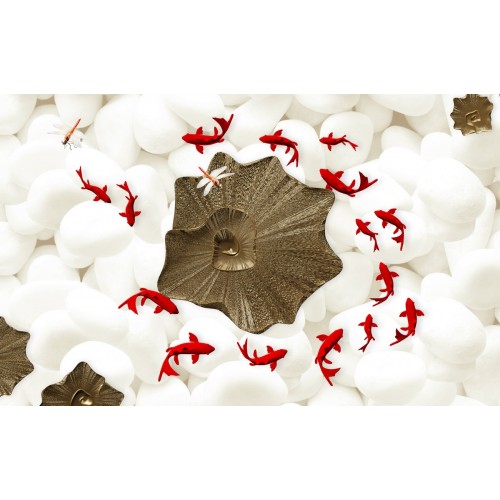 Фреска Танец золотых рыбок