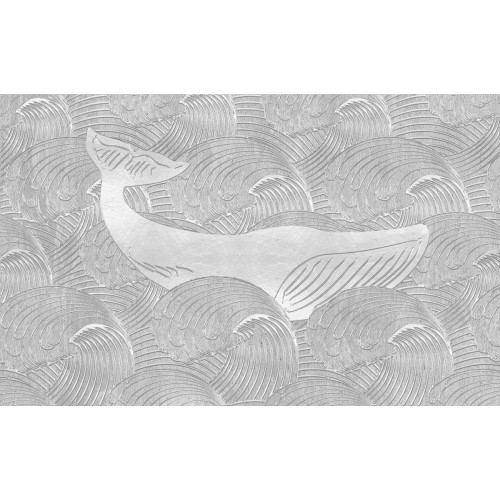 Кит в платиновых тонах