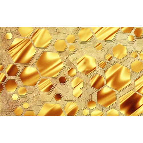 Фреска Золотые соты