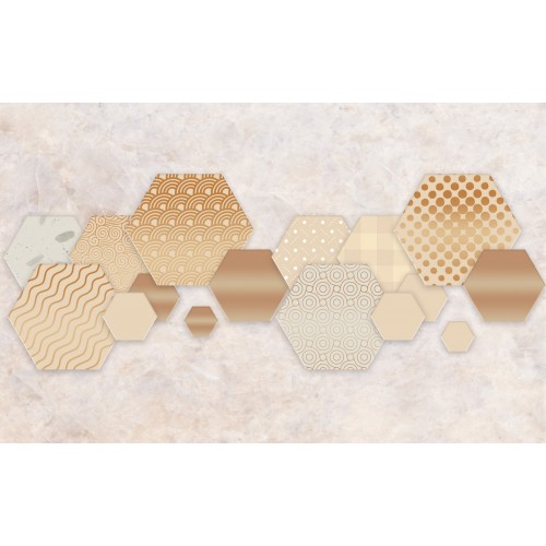 Фреска Золотые гравюры