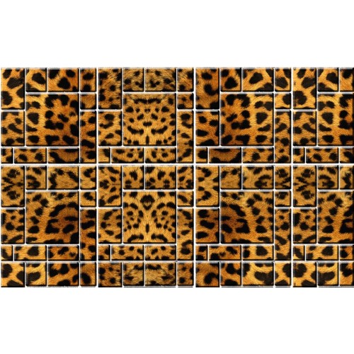 Фреска Леопардовая мозаика