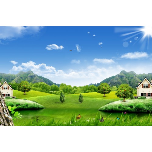 Фреска Альпийские луга