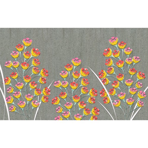 Фреска Цветочная иллюзия