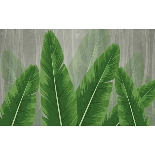 Фреска Тропические листья