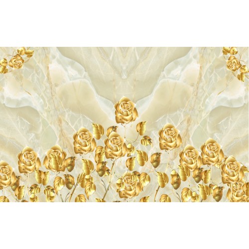 Фреска Тициановые цветы