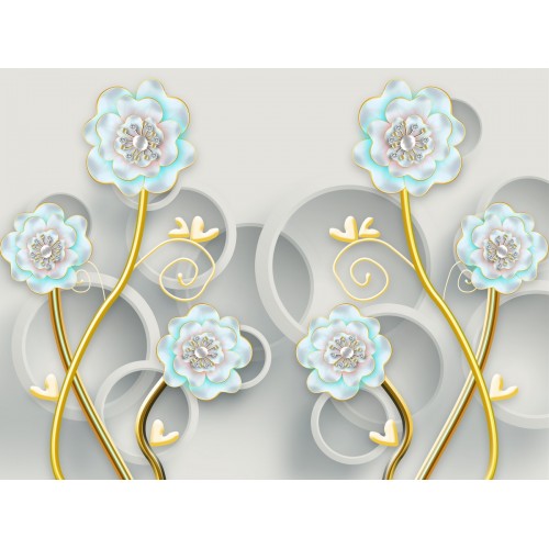 Фреска Мерцающий бриз цветов