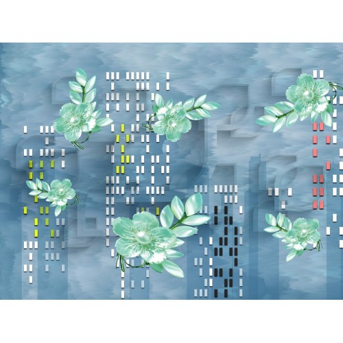 Фреска Вечерний город